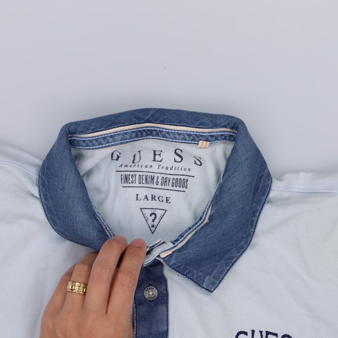 L 게스 반팔 카라티 0508H 상품이미지3