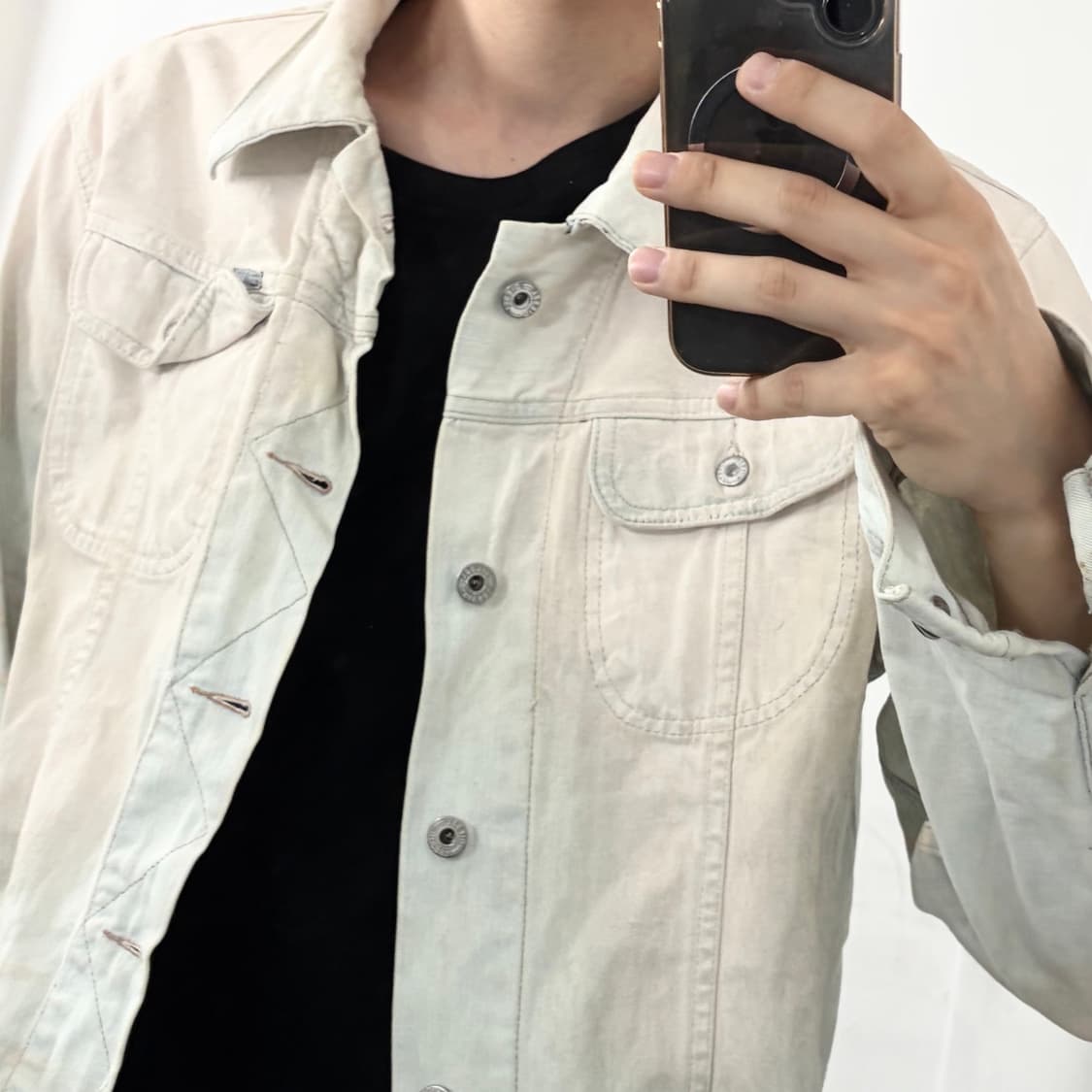 디젤 워시드 데님 자켓 상품이미지4