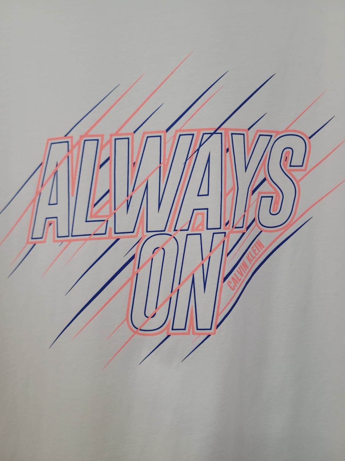 캘빈클라인 Always On 흰색 반팔 티셔츠 여성용 S사이즈 상품이미지5