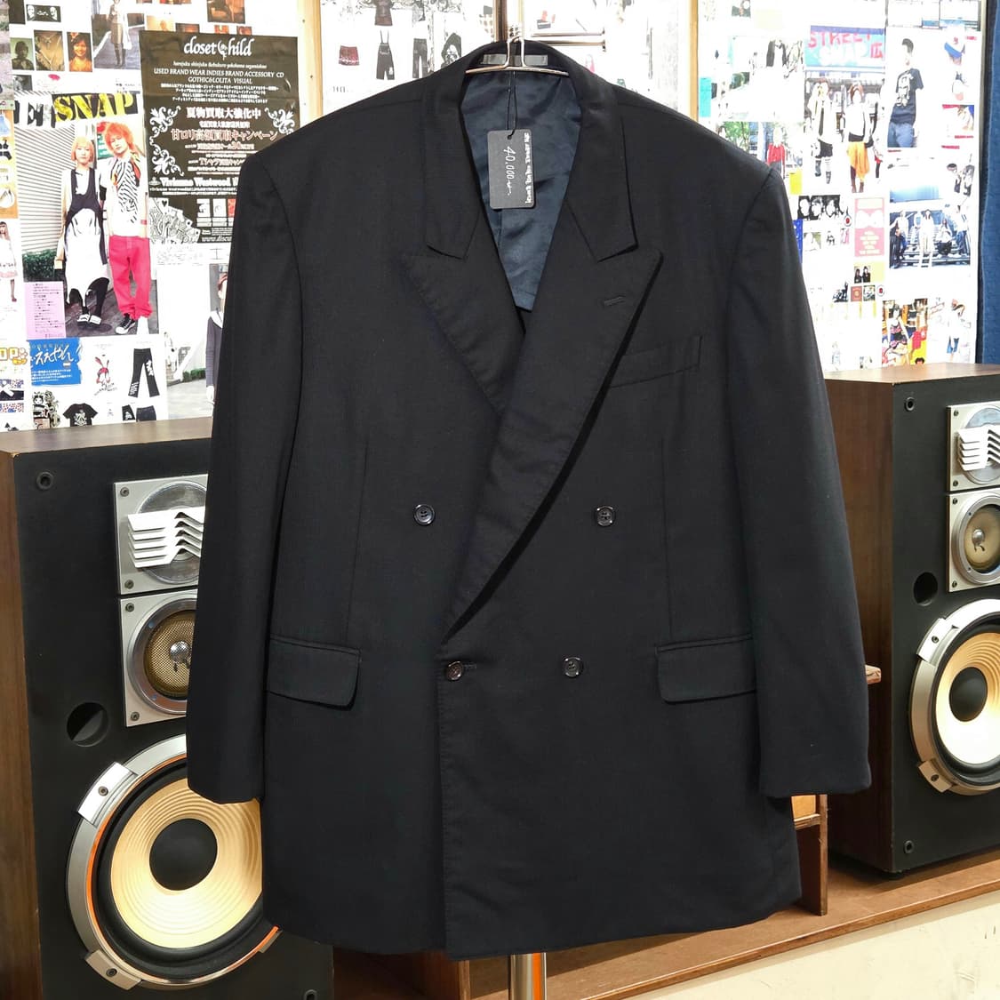 JPN 스트라이프 더블버튼 블레이저 자켓 상품이미지2