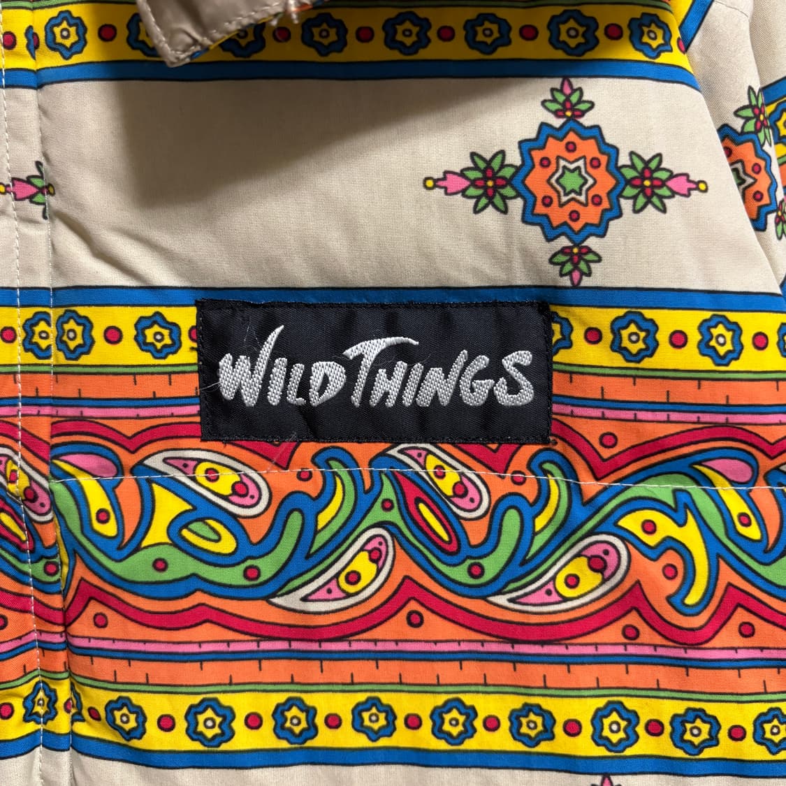 와일드띵스 리버시블 에스닉 페이즐리 구스다운 파카 / M 상품이미지5