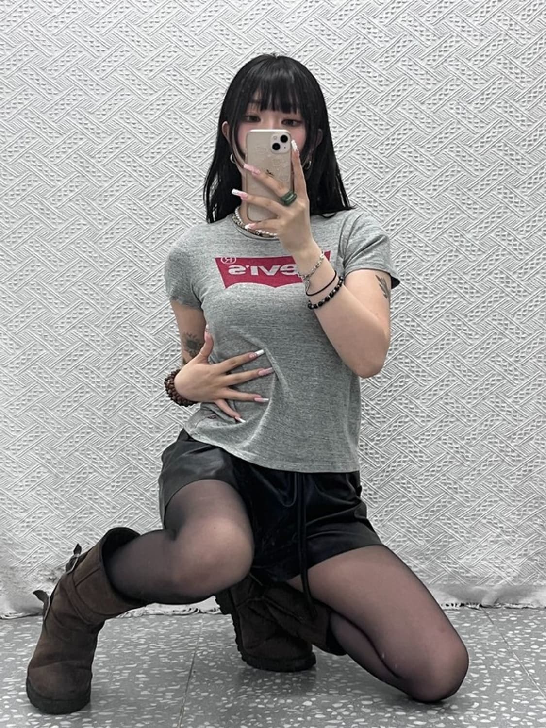 리바이스 빈티지 캐주얼 레트로 박스로고 반팔티 XS C12271 상품이미지2