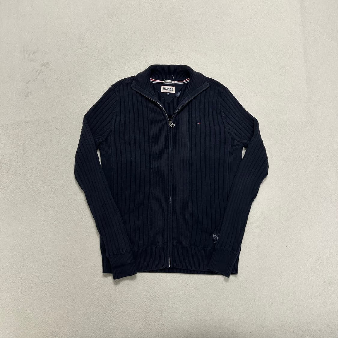 Tommy Hilfiger navy knit zip-up  상품이미지4