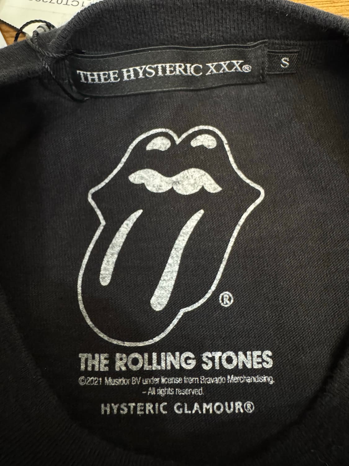 [S][90] 히스테릭글래머 x 롤링스톤즈 월드투어 빈티지 티셔츠  상품이미지3
