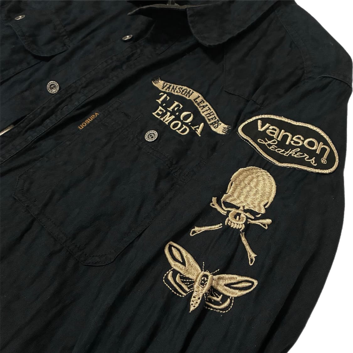 Vanson Leathers X TFOA leopard shirts 상품이미지3
