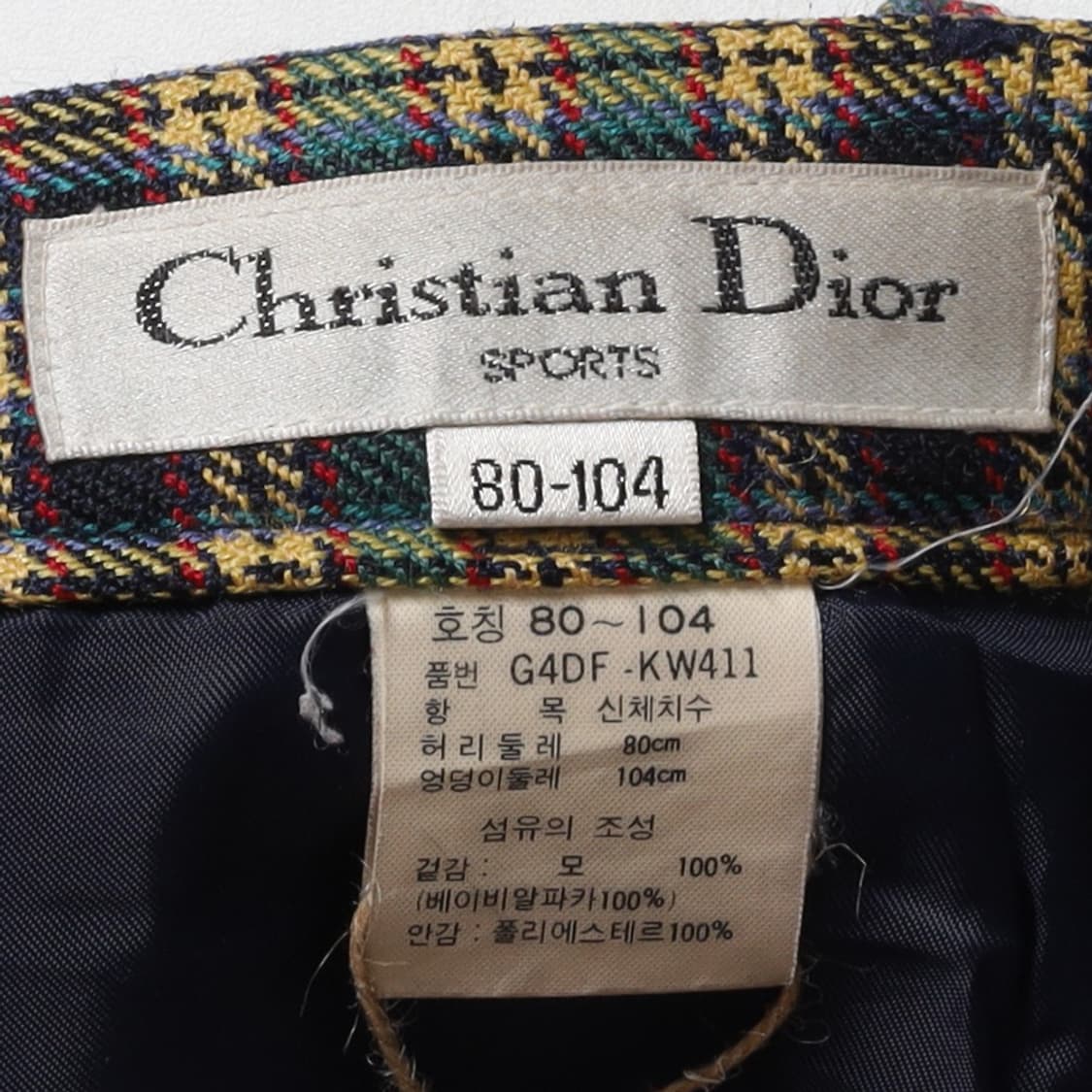 크리스챤 디올 Christian Dior Check Pattern 
 상품이미지7