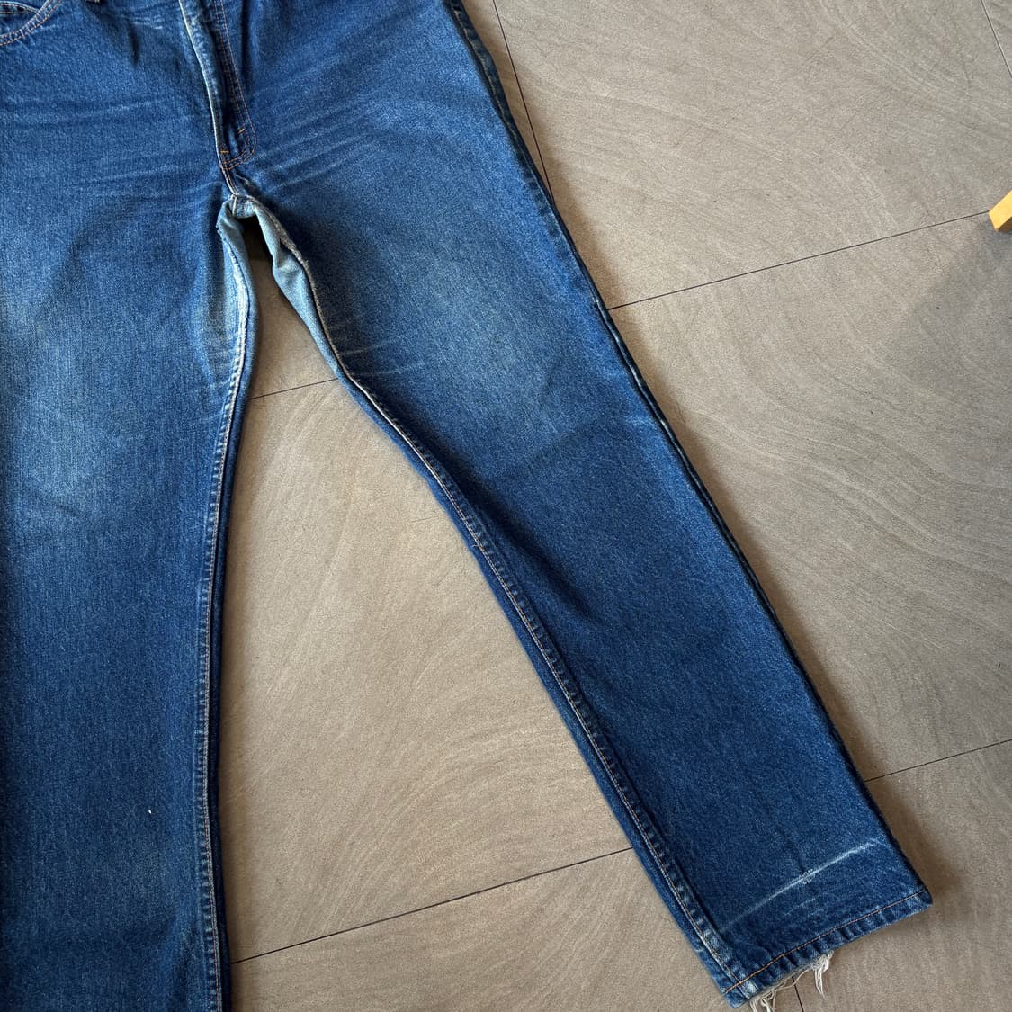 90s Levis 509 orange tap denim pants  상품이미지3