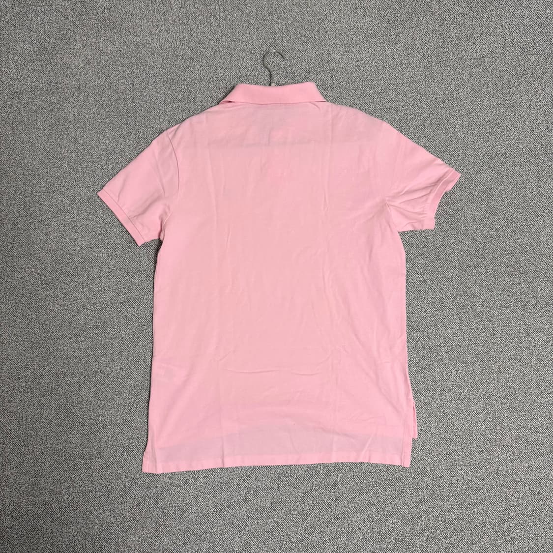 폴로 랄프로렌 반팔 카라티 핑크 L 커스텀핏 상품이미지2