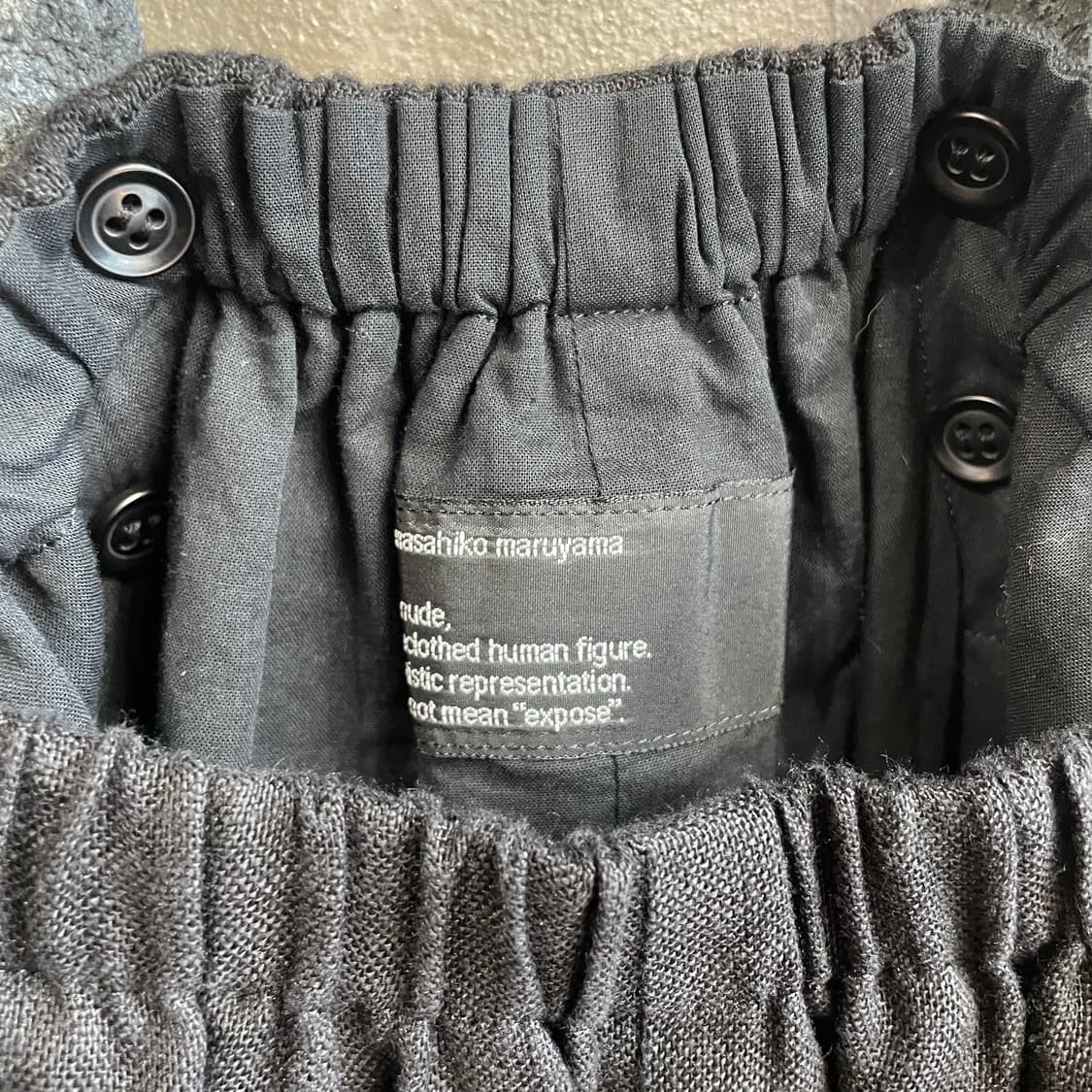 누드:마사히코 마루야마 린넨 롱 스커트/드레스 상품이미지7