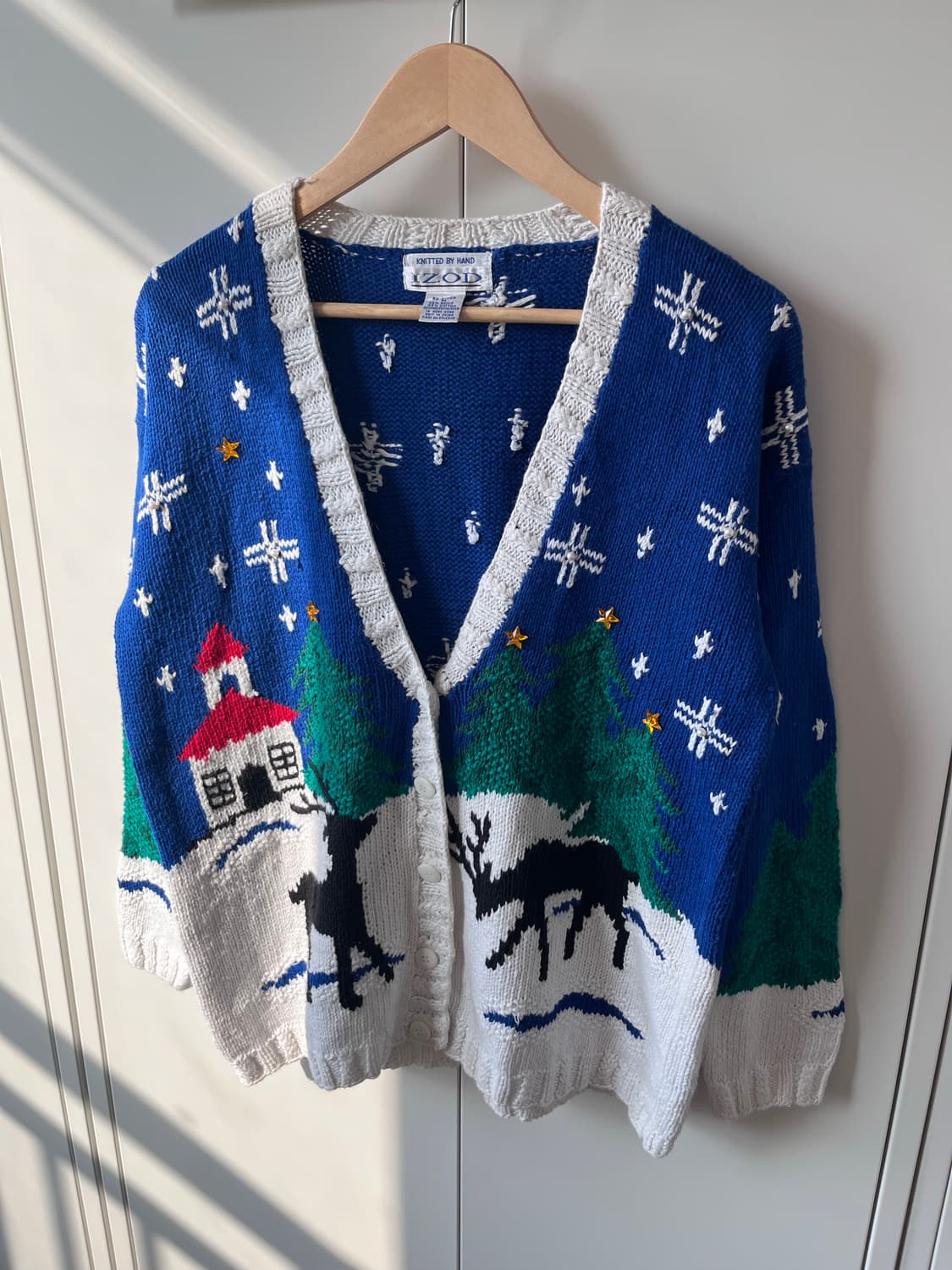 Izod 크리스마스 핸드메이드 니트 가디건  상품이미지7