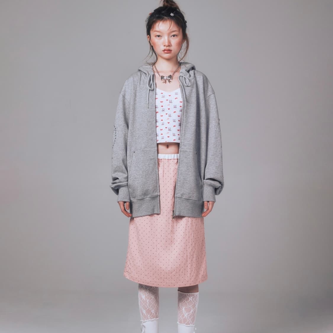 유희 STAR HOTFIX HOOD ZIP-UP 후드집업 상품이미지8