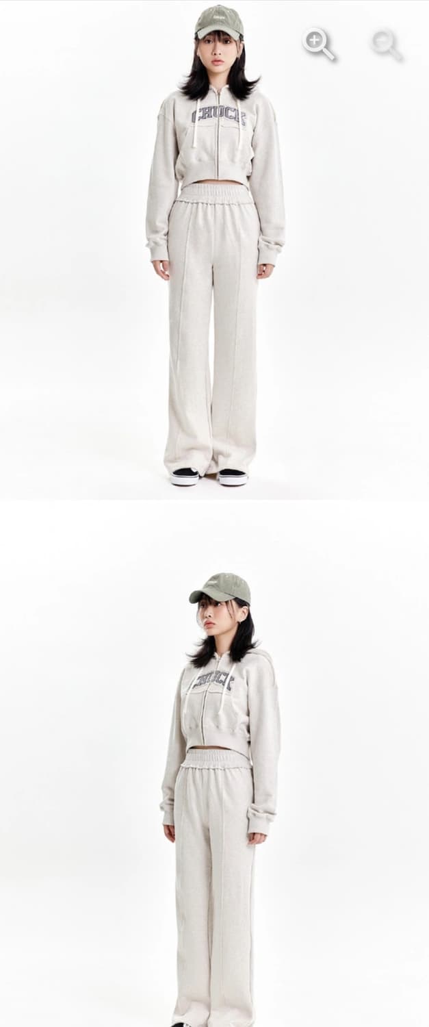 Chuck 크롭 후드집업 상품이미지2
