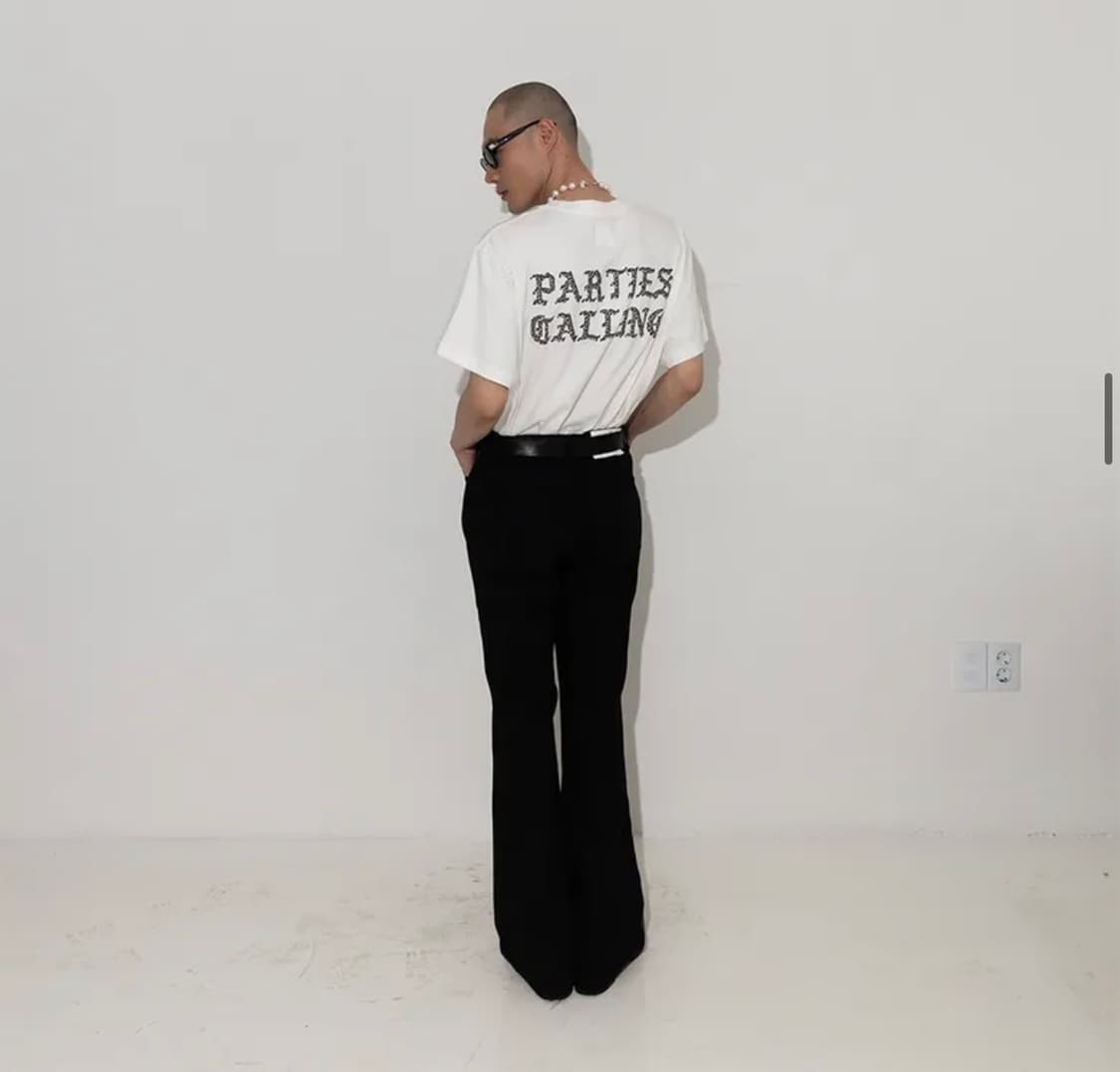 펀치드렁크파티즈 Flare Jean (PITCH BLACK) 상품이미지2