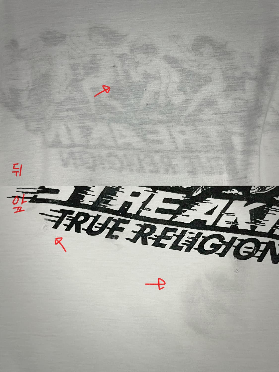(true religion) 00s streakin graphic t  상품이미지6