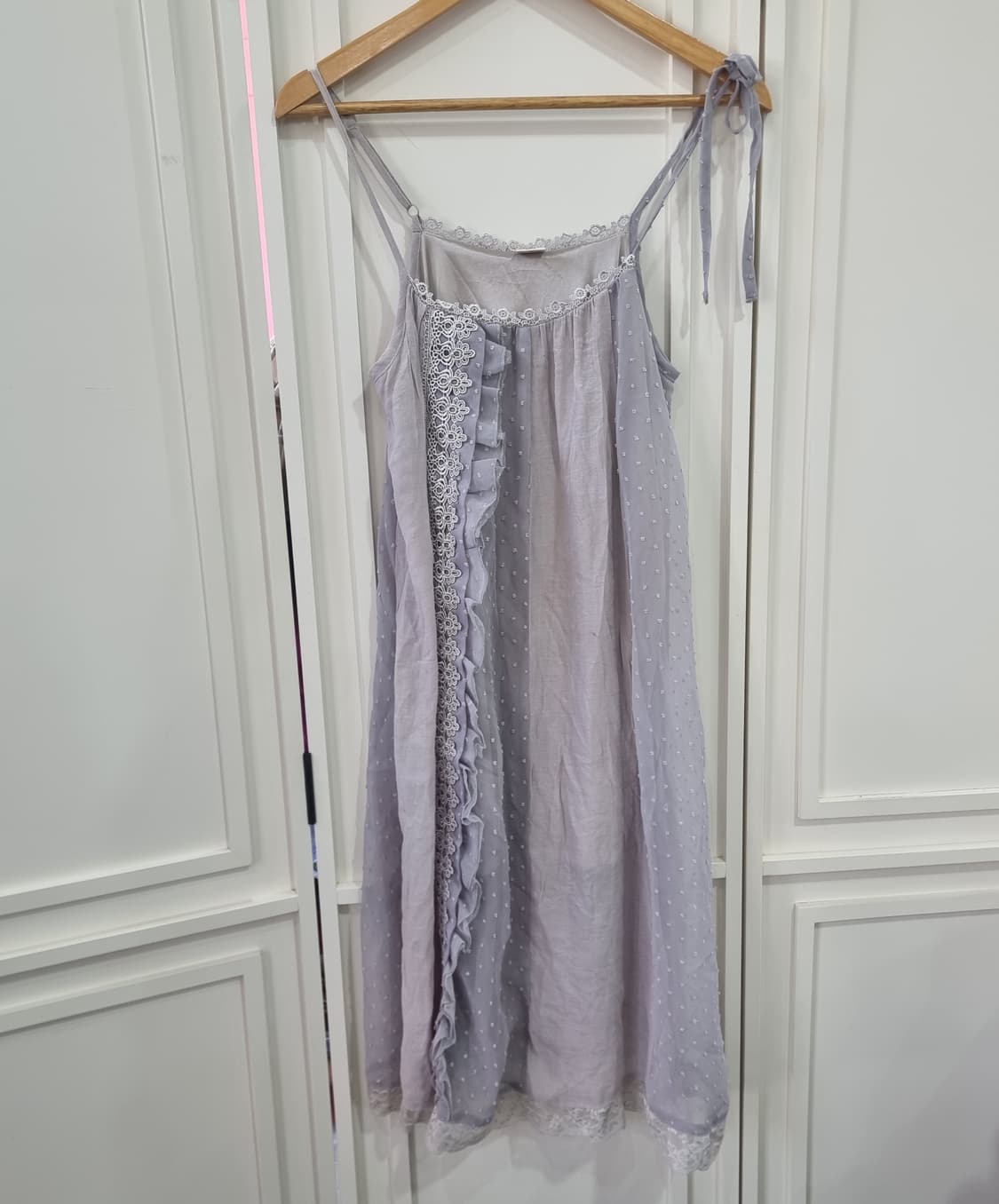 엑시즈팜(Axes Femme) 레이스 레이어드 끈원피스 상품이미지8