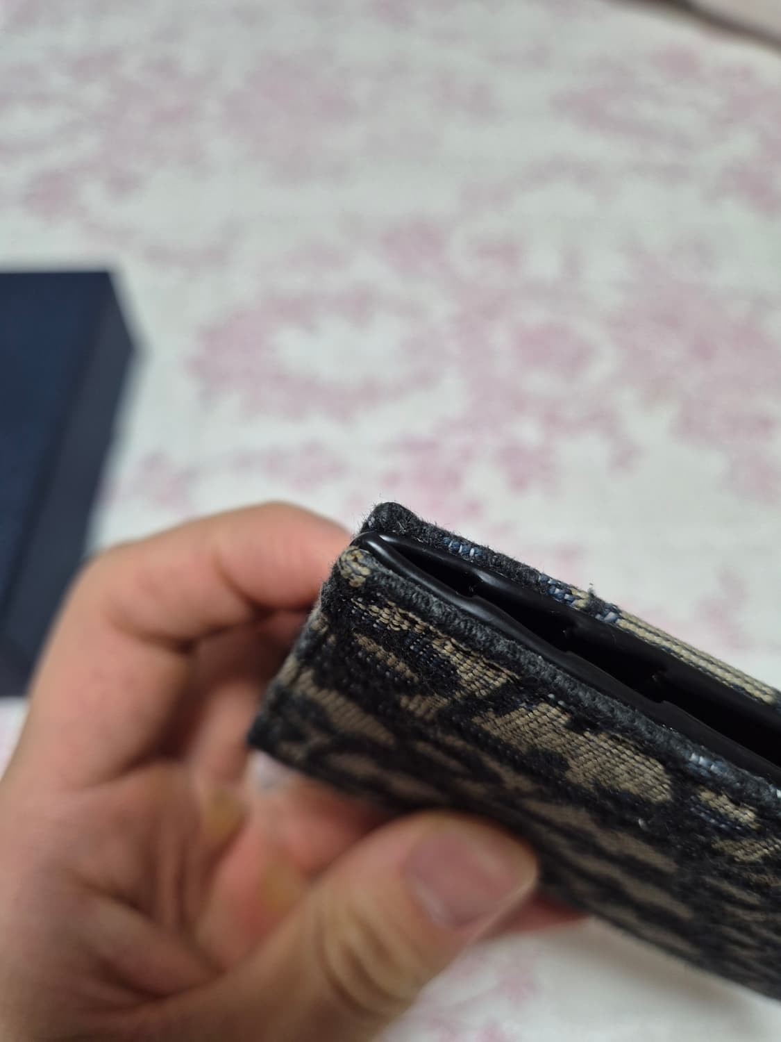 새상품컨디션 디올 오블리크 오거나이저 지갑 상품이미지8