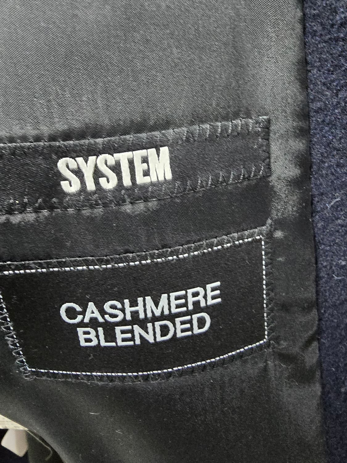 시스템 네이비색 캐시미어 롱코트 (1232) 상품이미지3