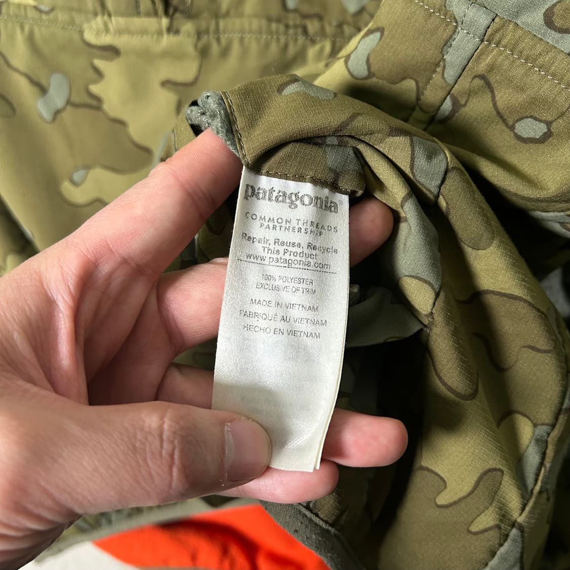  (M) 파타고니아 카모 리버시블 스냅티 플리스/2016 상품이미지9