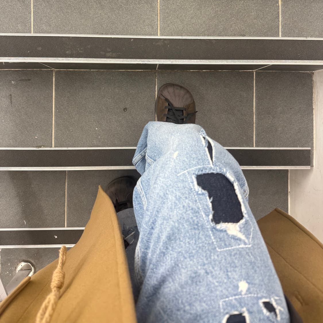 아디다스x아바바브 슈퍼스타 브라운 275 상품이미지9