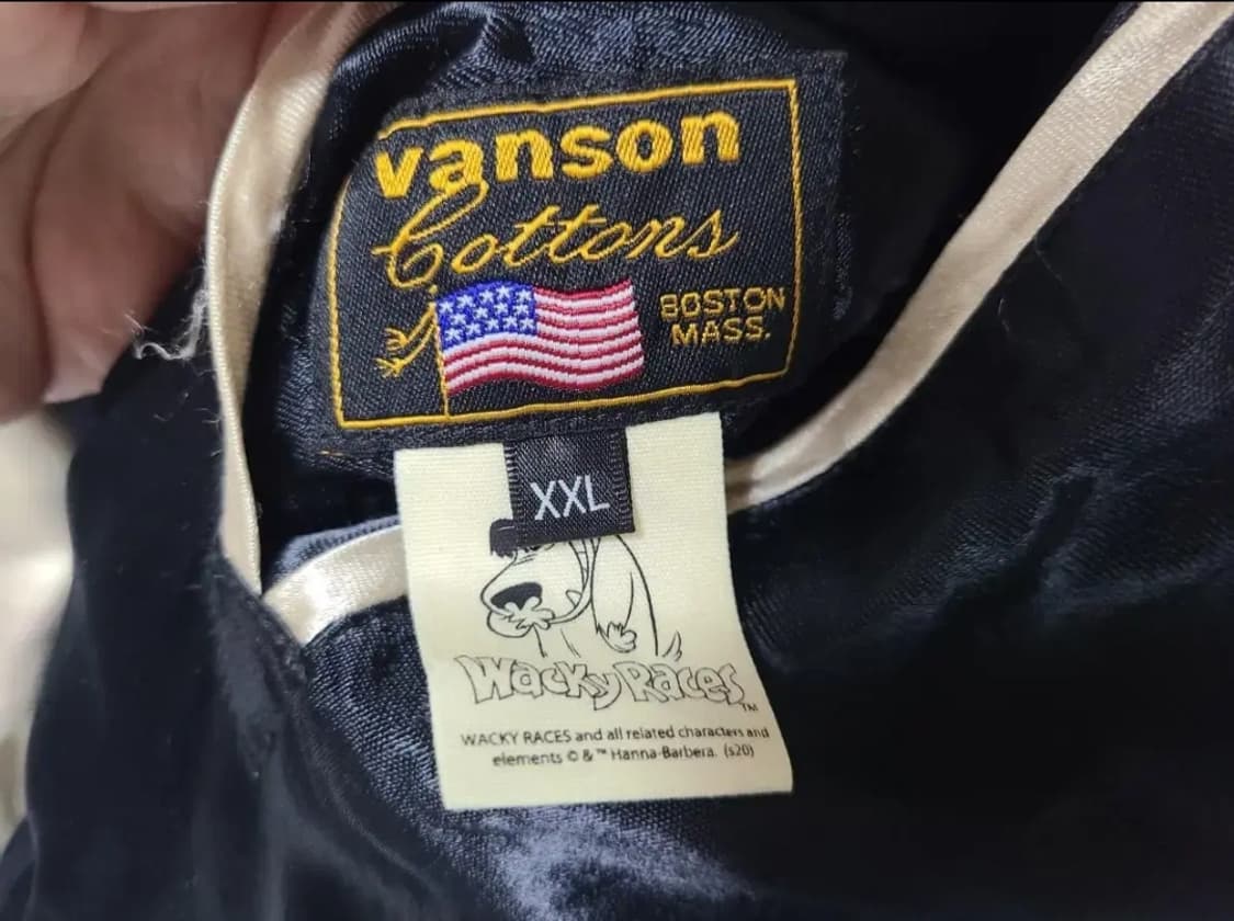 Vanson x  와키 레이스 리버시블 스카쟌 상품이미지5