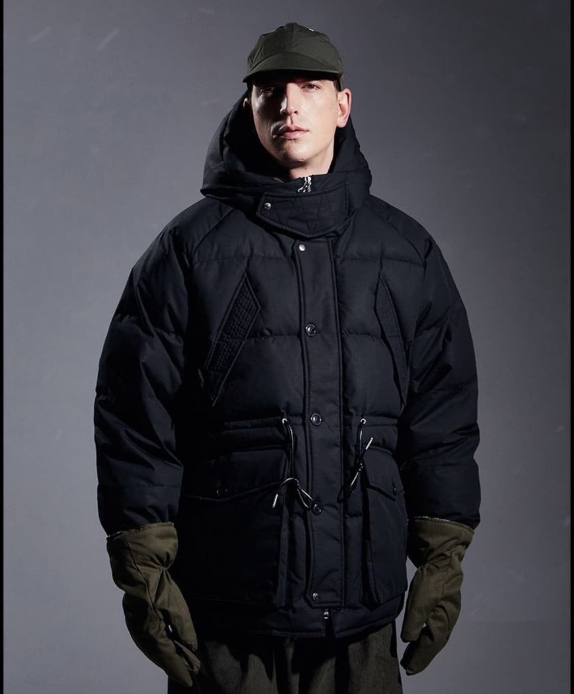 유니폼브릿지 / 카라코람 쉘터 다운 파카 블랙 / L 상품이미지2