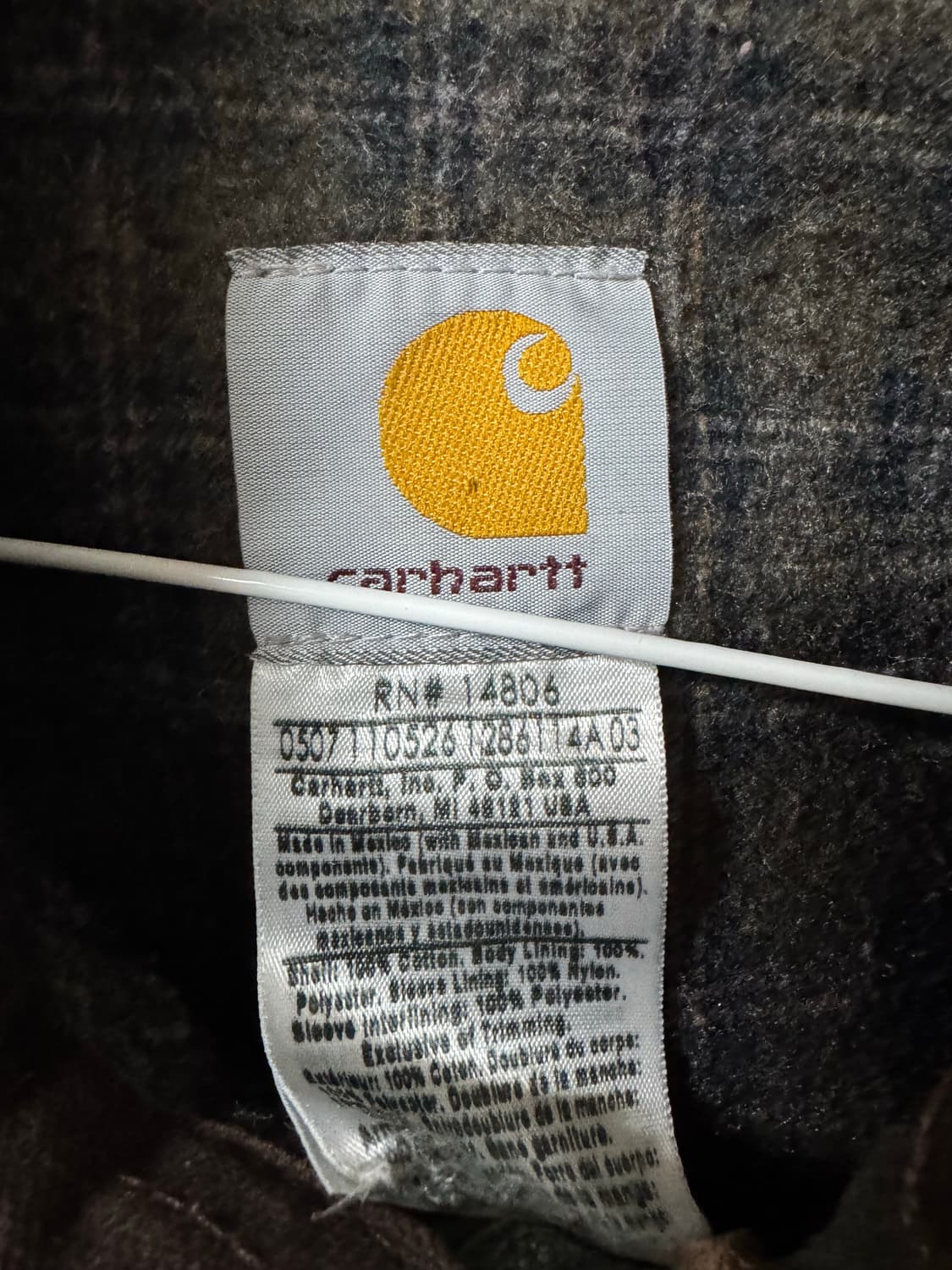 칼하트 J07 모스그린 xxl 상품이미지3