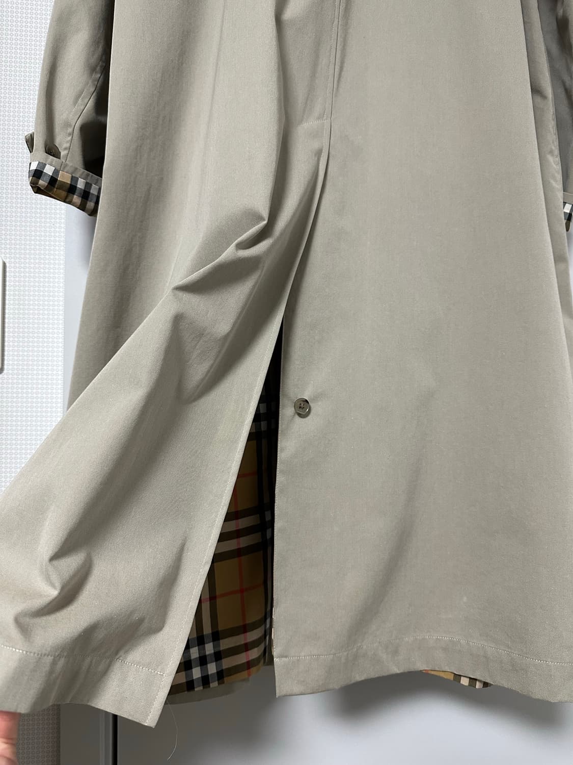 버버리 브라이튼 카코트(샌드스톤) 54 사이즈 판매 상품이미지8