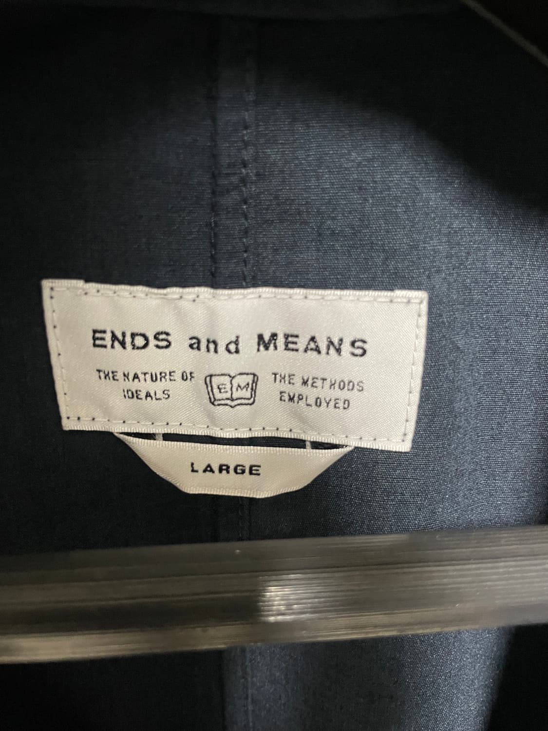 Ends and means 25SS 더블 브레스티드 워크자켓 네이비 L 상품이미지6