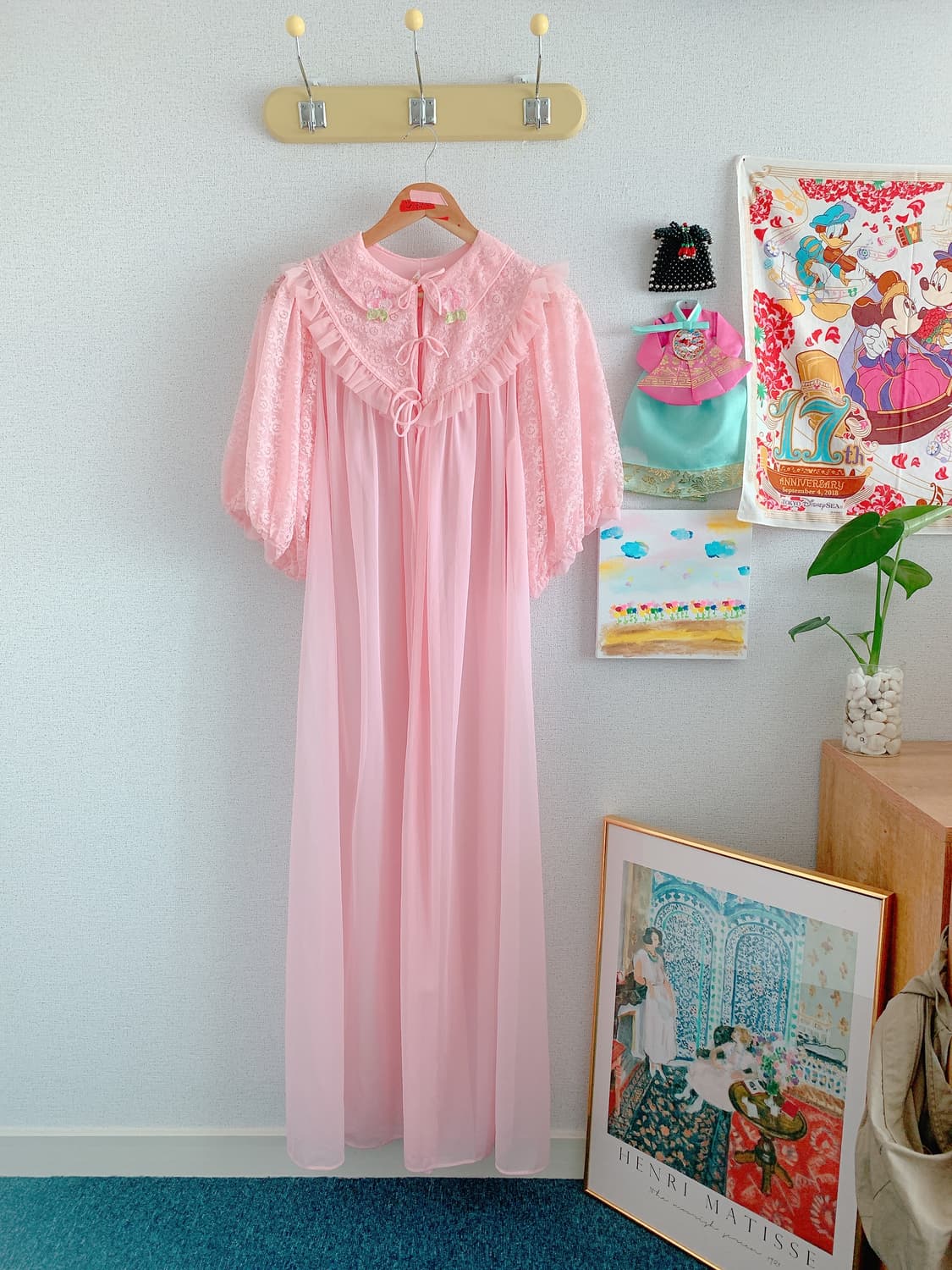 빈티지 파자마 나이트드레스 미국빈티지 빈티지로브 상품이미지2