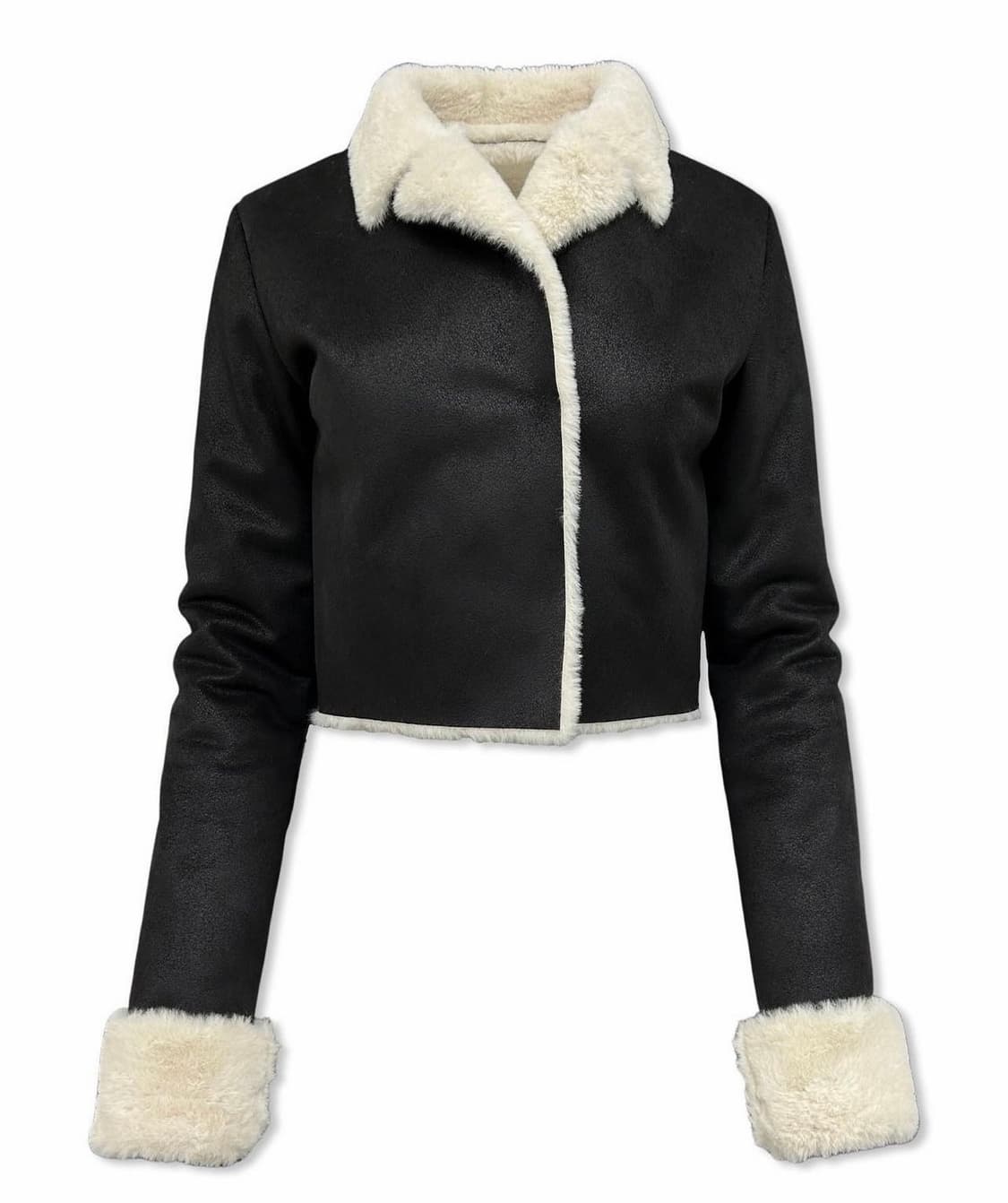 페일제이드 시어링 자켓 무스탕 블랙 상품이미지7