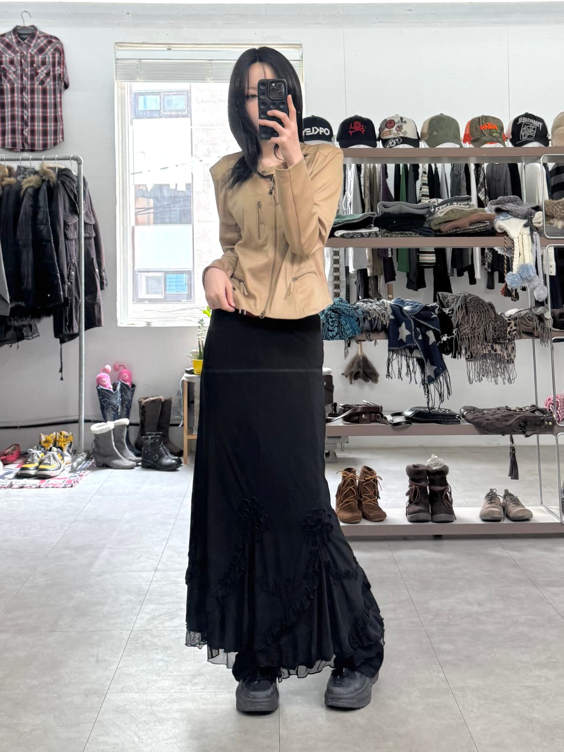 La vita felice 투웨이 집업 자켓 상품이미지8