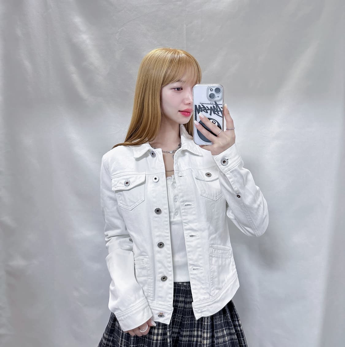 폴로 랄프로렌 진스 화이트 데님 자켓  상품이미지1