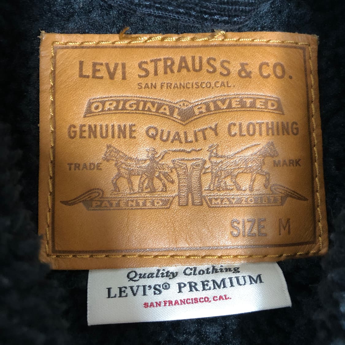 리바이스 프리미엄 코듀로이 양털 자켓 m 상품이미지2