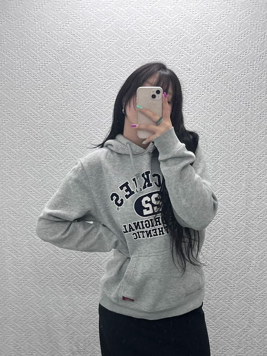 디키즈 올드스쿨 빈티지 빅로고 레터링 후드티 L C07207 상품이미지1