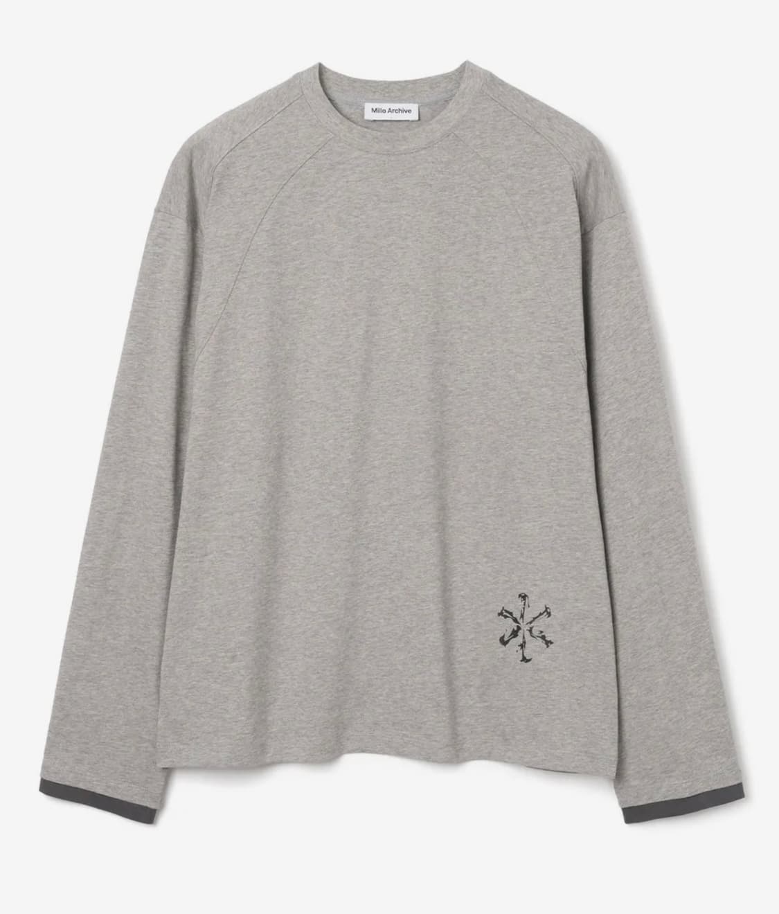 밀로아카이브 인시전 아이덴티티 롱 슬리브 [멜란지 그레이] 상품이미지1