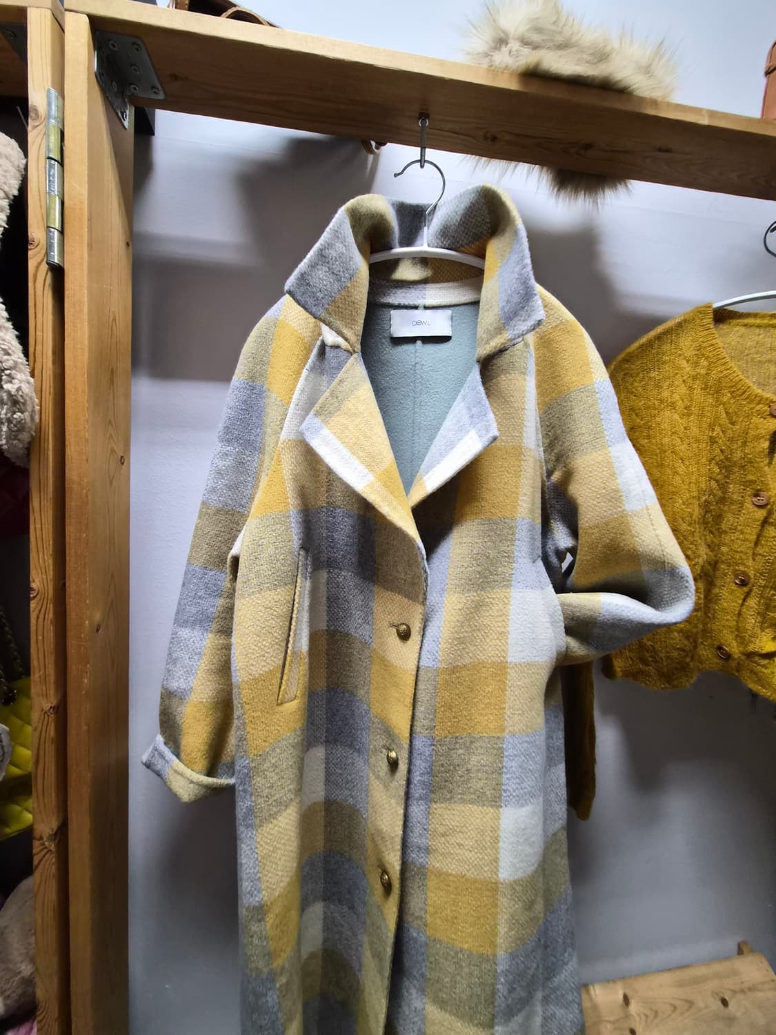 듀엘 핸드메이드 롱코트 .간절기봄코트 상품이미지5