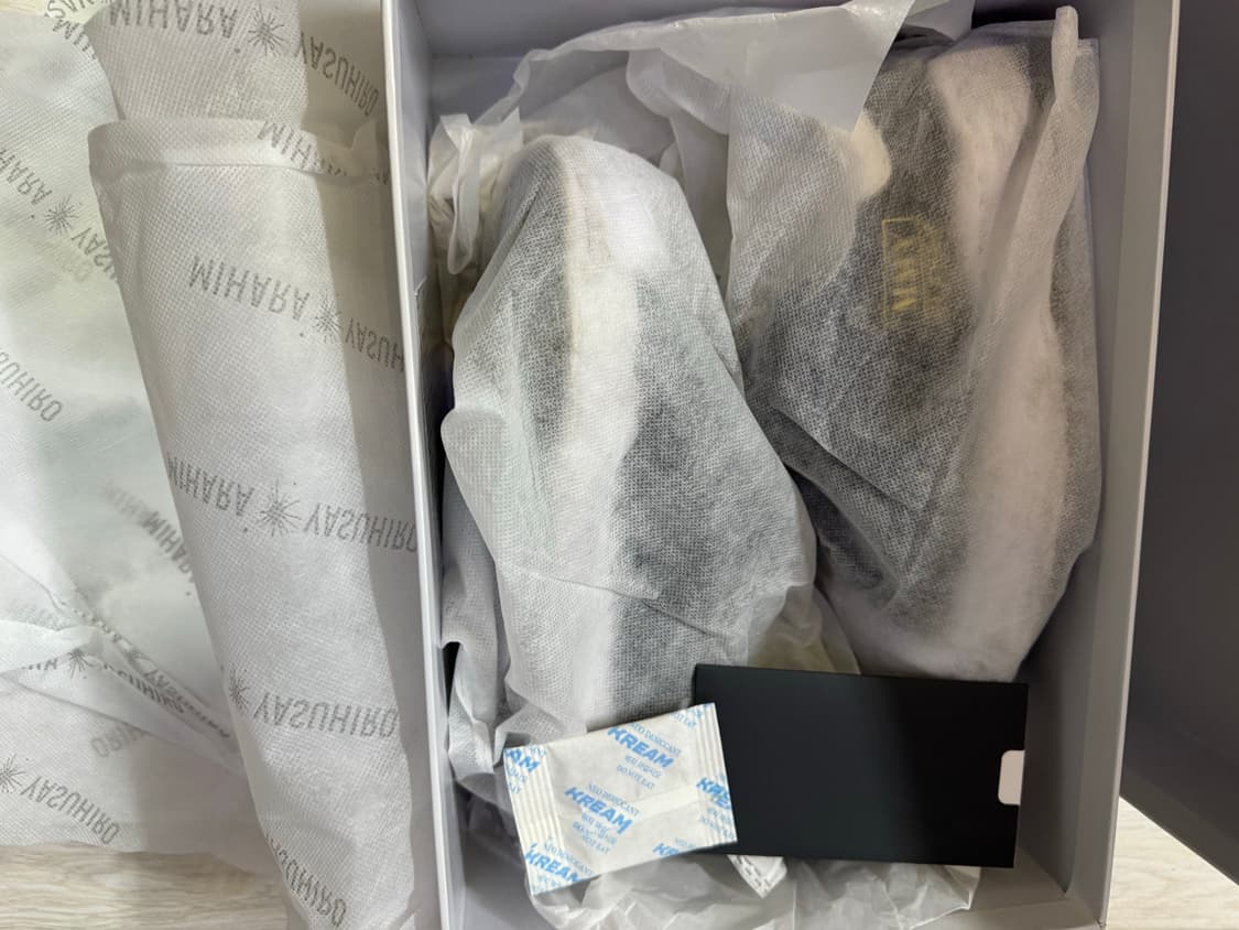 37 메종 미하라 야스히로 블레이키 OG 솔 레더 로우탑 스니커즈 블랙 상품이미지5