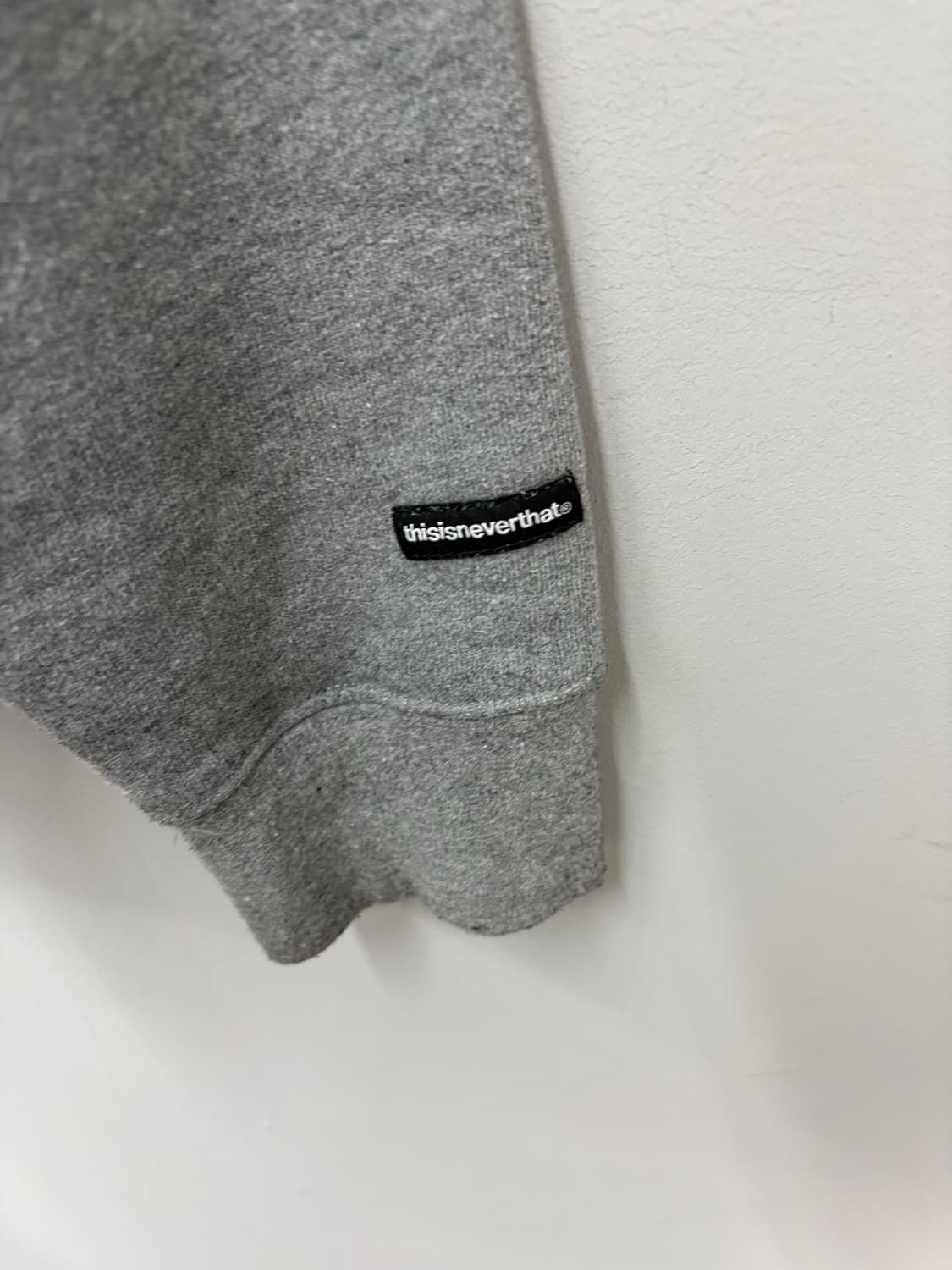 디스이즈네버댓 아치로고 크루넥 헤더그레이 스웻셔츠 A3496 상품이미지4