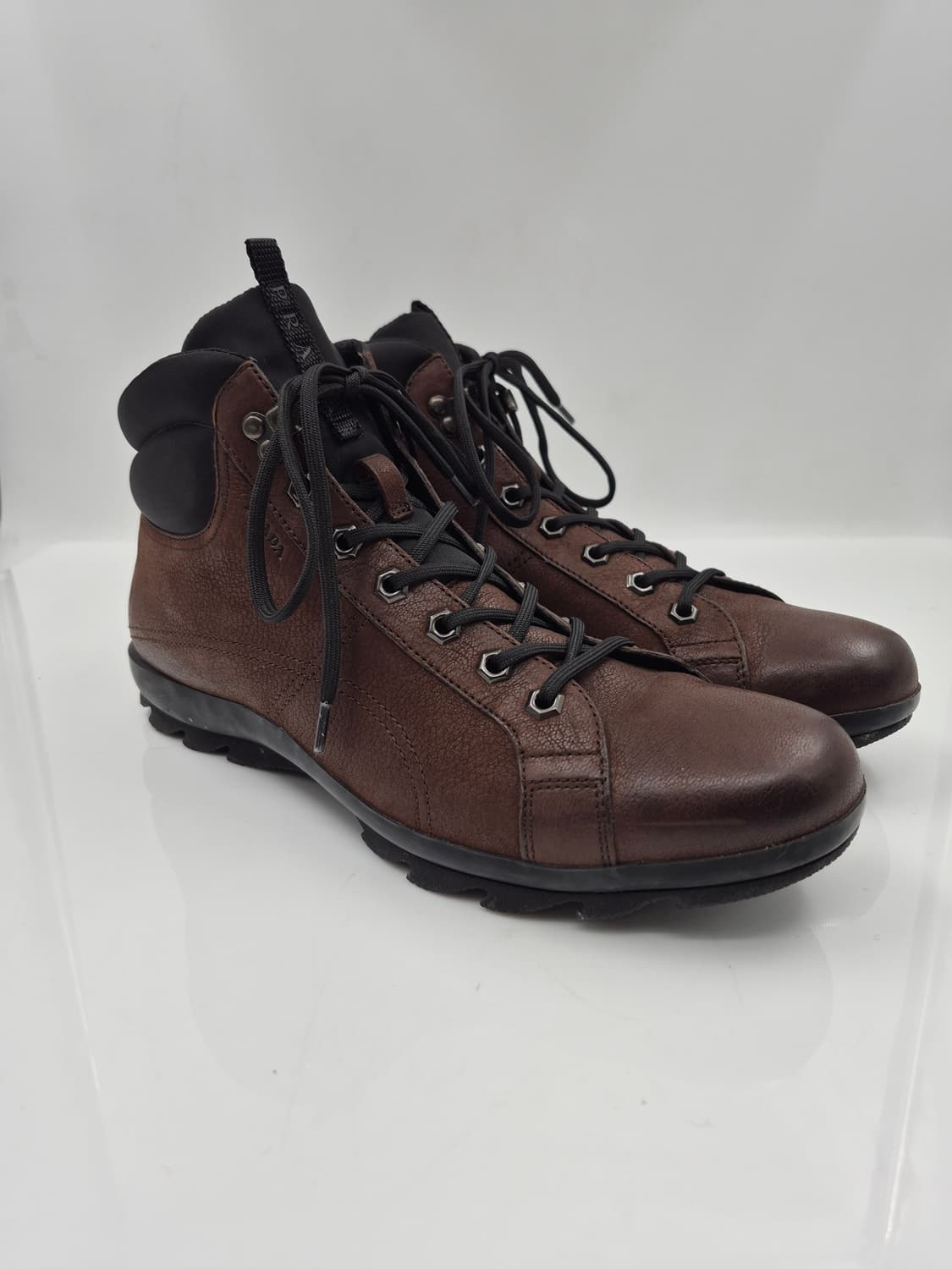 프라다 브라운 하이킹 부츠 상품이미지3