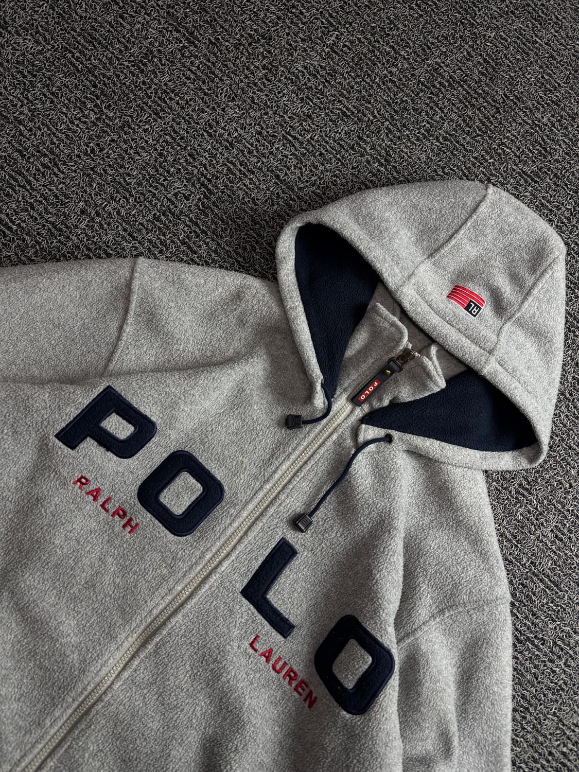 폴로 랄프로렌 성조기 빅로고 박시핏 후디 집업 3967 상품이미지3