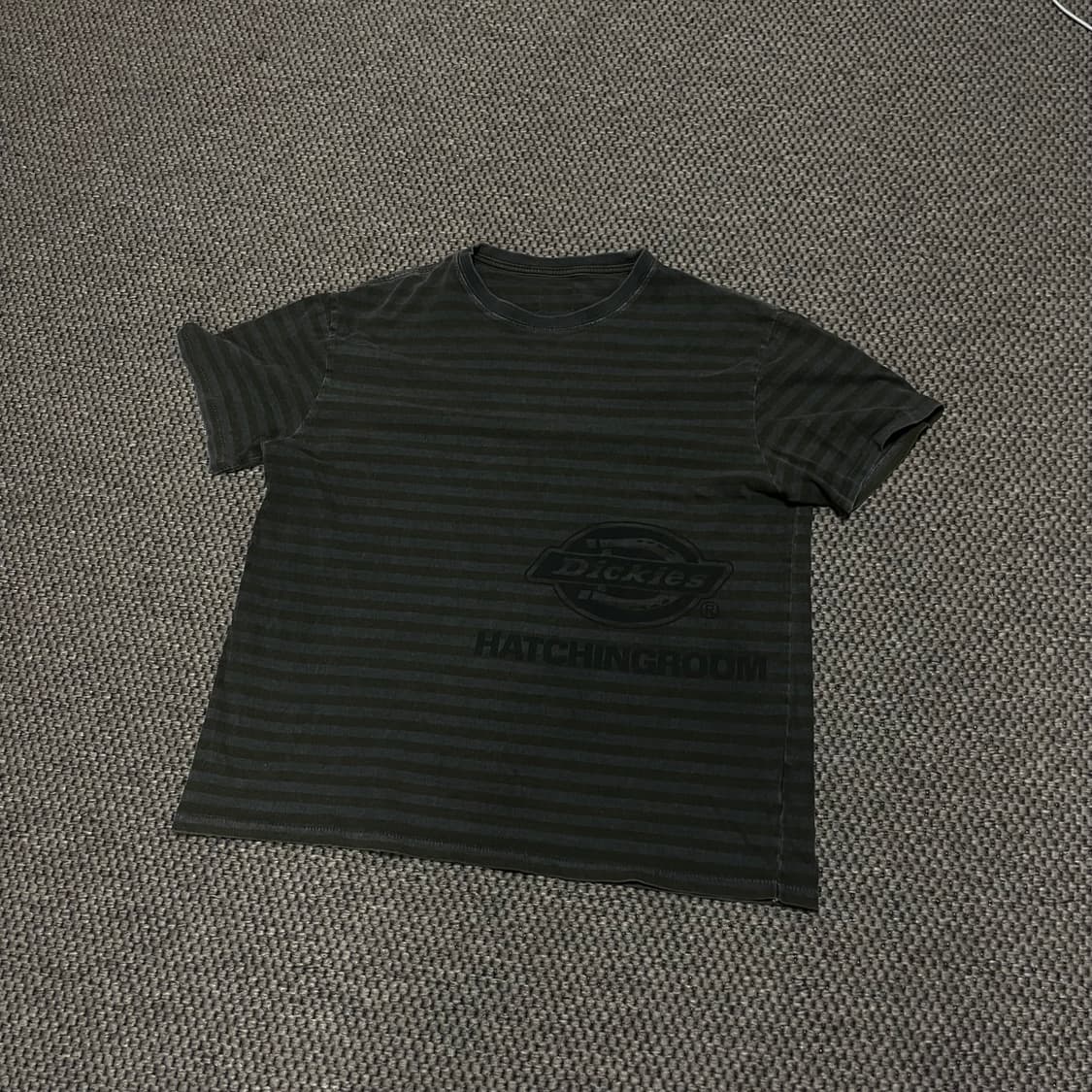 디키즈 x 해칭룸 스트라이프 티 2size yellow 상품이미지3