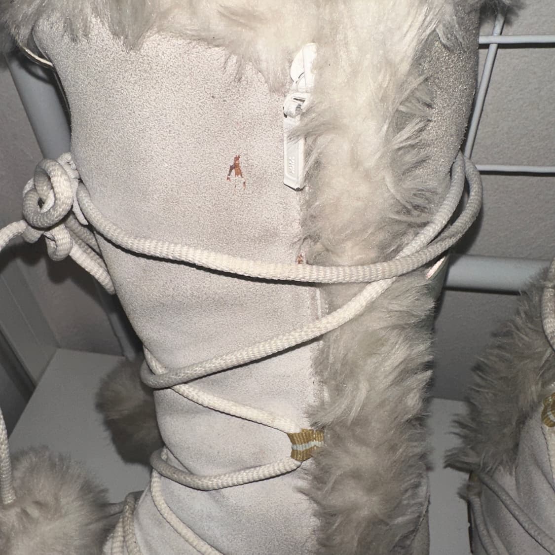 빈티지 나이키 폼폼 롱부츠 퍼 부츠 240 상품이미지3