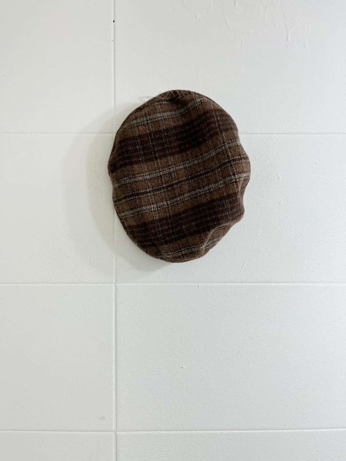 베이지 니혼진 모리걸 체크 코트 코디세트 상품이미지7