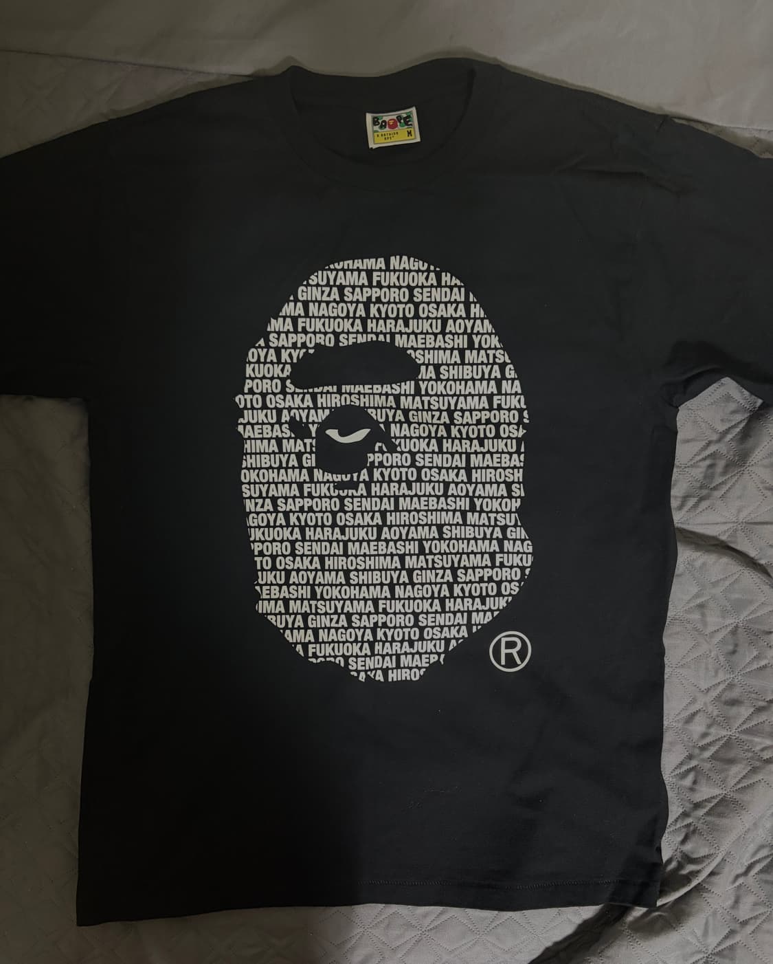 베이프 재팬 에이프 헤드 블랙 크림 구매 상품이미지1