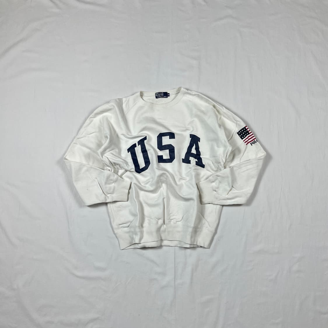 90‘s 폴로랄프로렌 og usa 성조기 맨투맨 상품이미지1