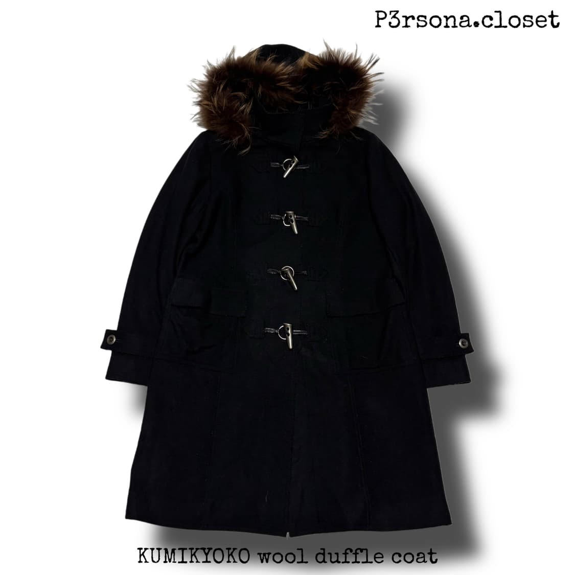 KUMIKYOKO wool duffle coat 상품이미지1