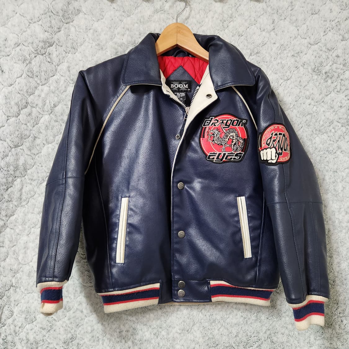 H336 [S] Boom X USA Dragon Eyes 가죽자켓 상품이미지2