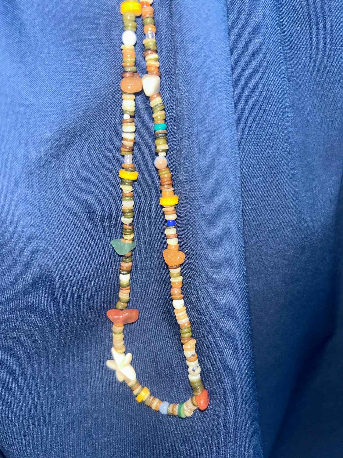 빈티지 비즈 불가사리 목걸이 / wood beach necklace 상품이미지2