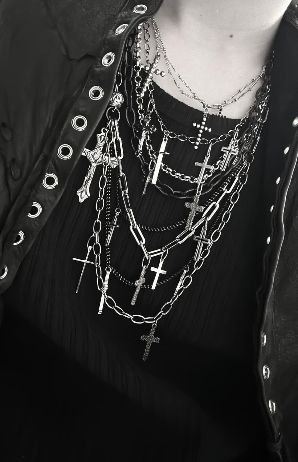 Vkei Cross Necklace 상품이미지1