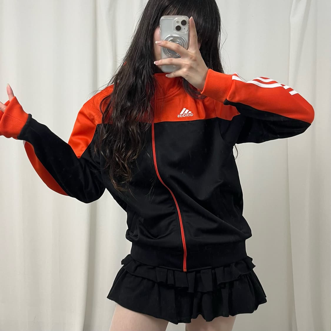 Adidas orange & black jersey 상품이미지2